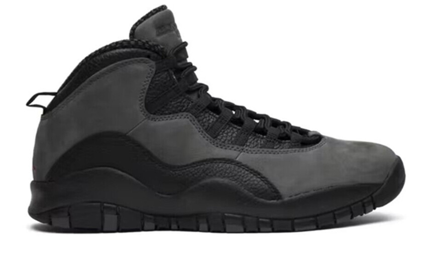 Men's Black Running Weapon Air Jordan 10 Shoes 002